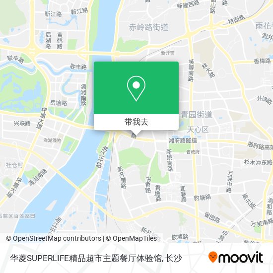 华菱SUPERLIFE精品超市主题餐厅体验馆地图
