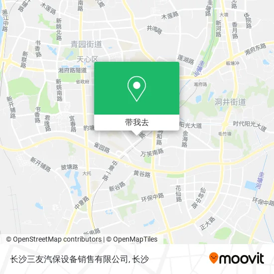 长沙三友汽保设备销售有限公司地图