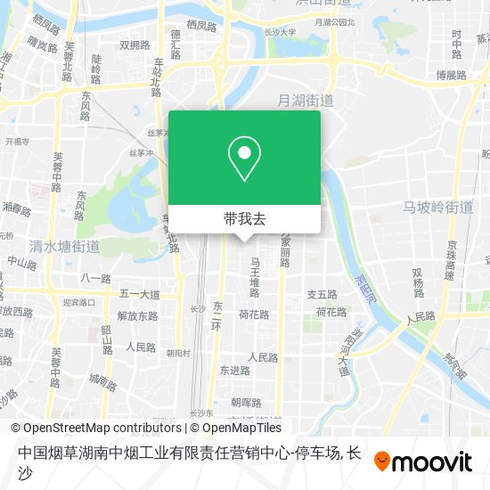 中国烟草湖南中烟工业有限责任营销中心-停车场地图