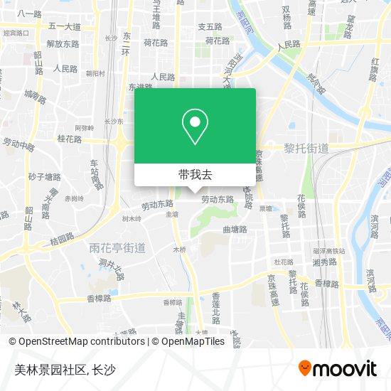 美林景园社区地图