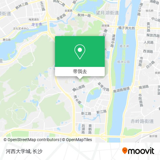 河西大学城地图