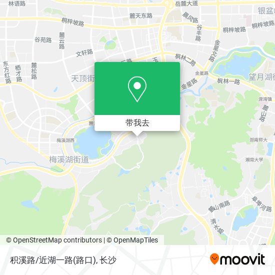 积溪路/近湖一路(路口)地图