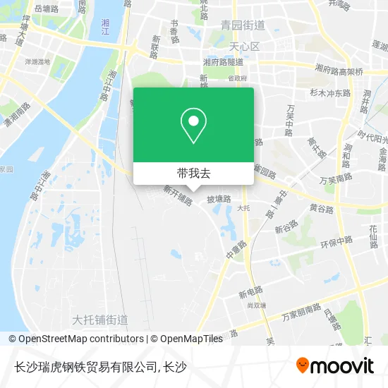 长沙瑞虎钢铁贸易有限公司地图