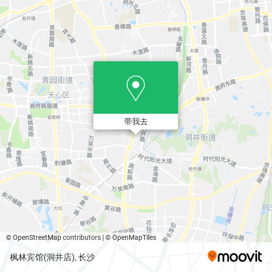 枫林宾馆(洞井店)地图