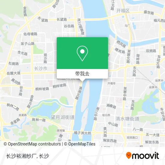 长沙裕湘纱厂地图