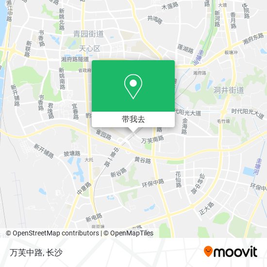 万芙中路地图