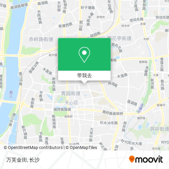 万芙金街地图