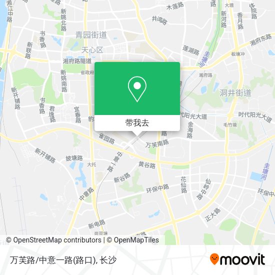 万芙路/中意一路(路口)地图
