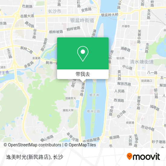 逸美时光(新民路店)地图