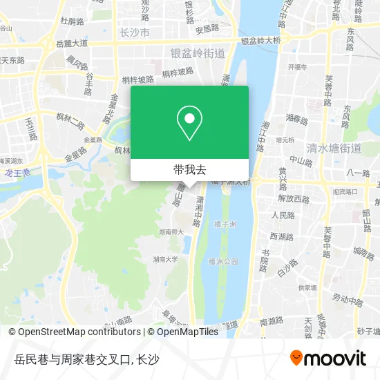 岳民巷与周家巷交叉口地图