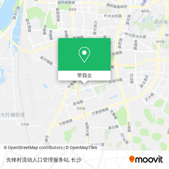 先锋村流动人口管理服务站地图