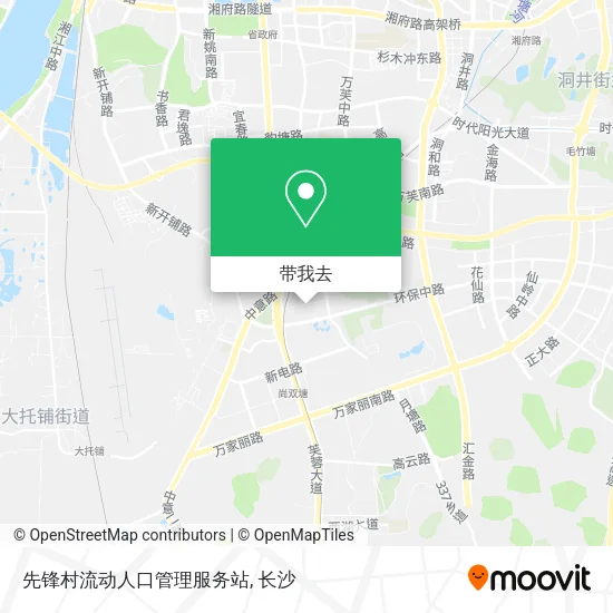先锋村流动人口管理服务站地图