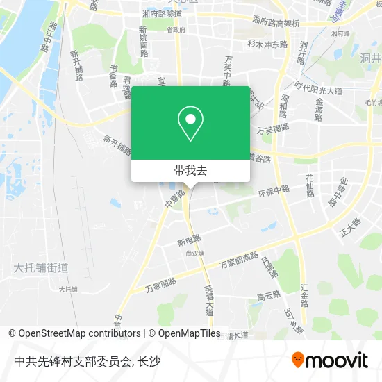 中共先锋村支部委员会地图