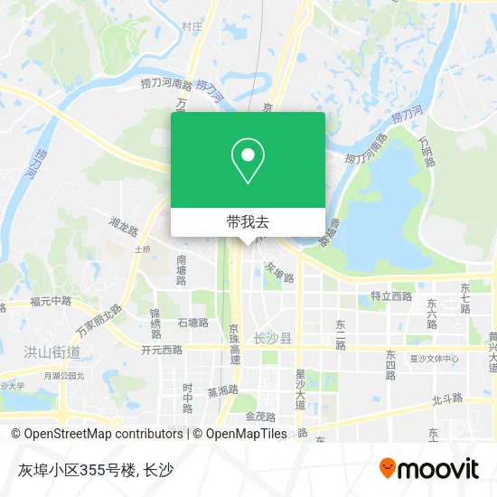 灰埠小区355号楼地图