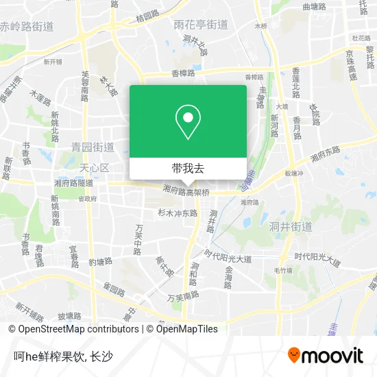 呵he鲜榨果饮地图