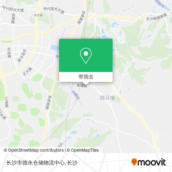 长沙市德永仓储物流中心地图