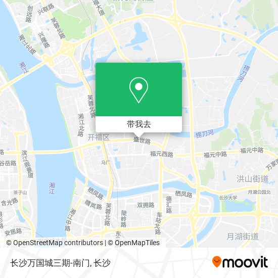 长沙万国城三期-南门地图