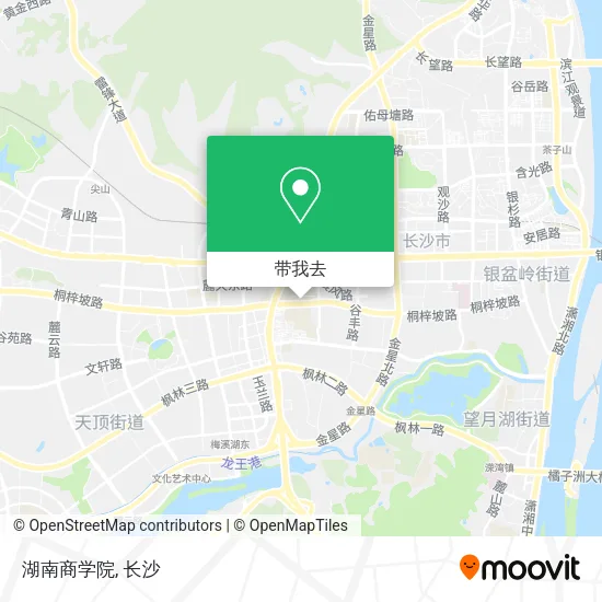 湖南商学院地图