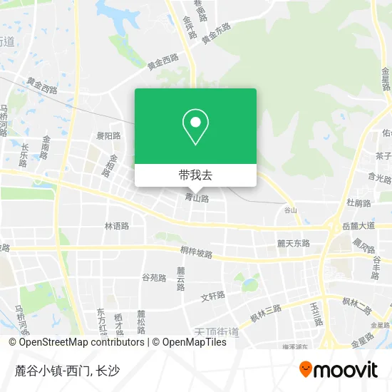 麓谷小镇-西门地图