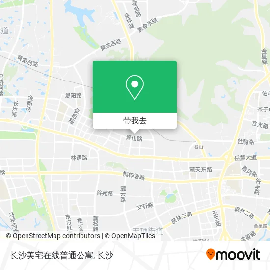 长沙美宅在线普通公寓地图