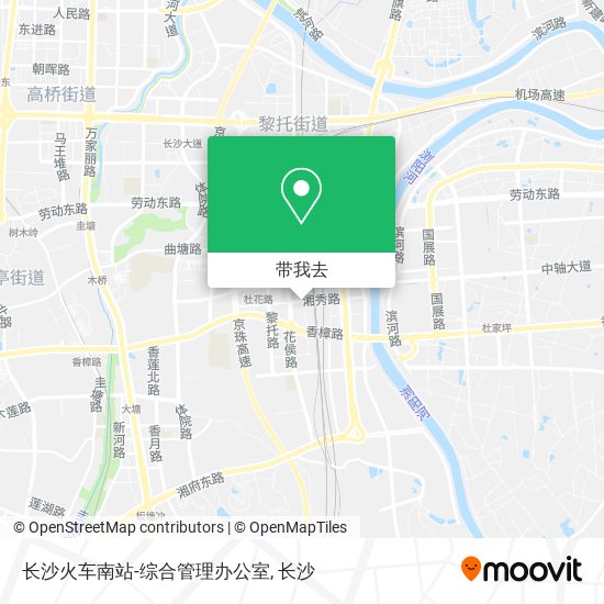 长沙火车南站-综合管理办公室地图