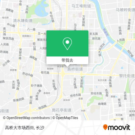 高桥大市场西街地图