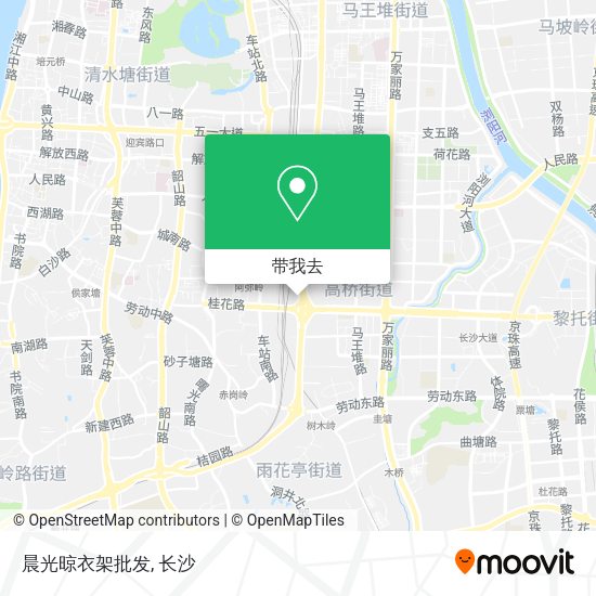 晨光晾衣架批发地图