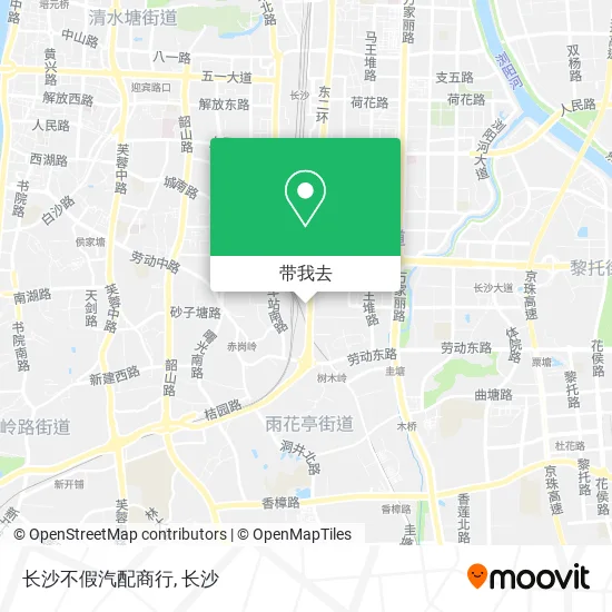 长沙不假汽配商行地图