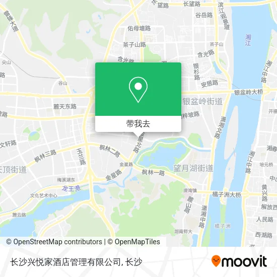 长沙兴悦家酒店管理有限公司地图