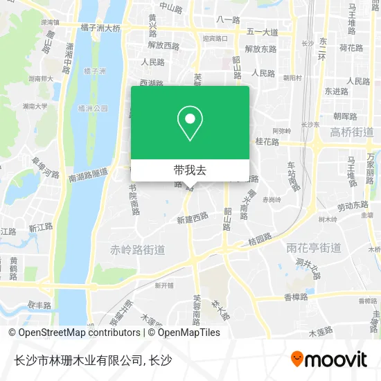 长沙市林珊木业有限公司地图