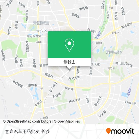 意嘉汽车用品批发地图
