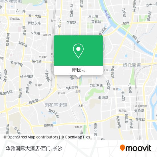 华雅国际大酒店-西门地图