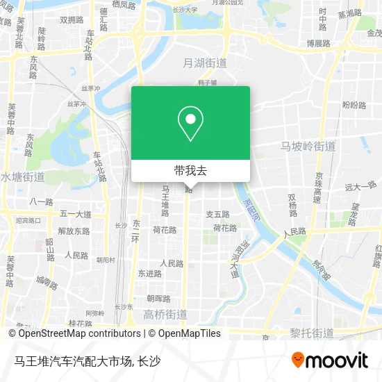 马王堆汽车汽配大市场地图