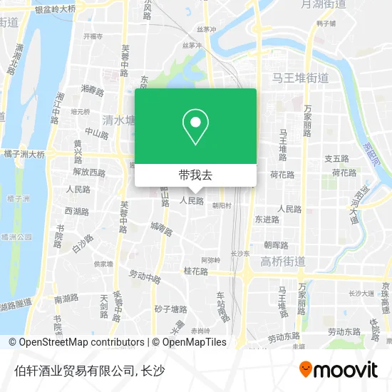 伯轩酒业贸易有限公司地图