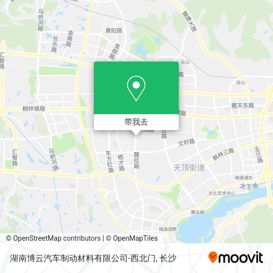 湖南博云汽车制动材料有限公司-西北门地图