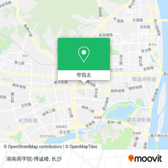 湖南商学院-博诚楼地图