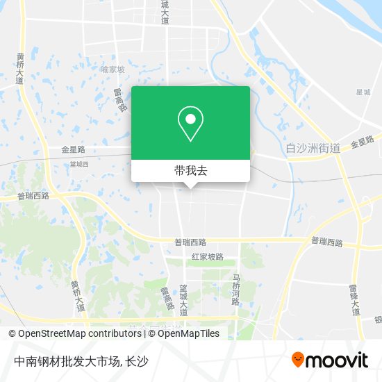 中南钢材批发大市场地图