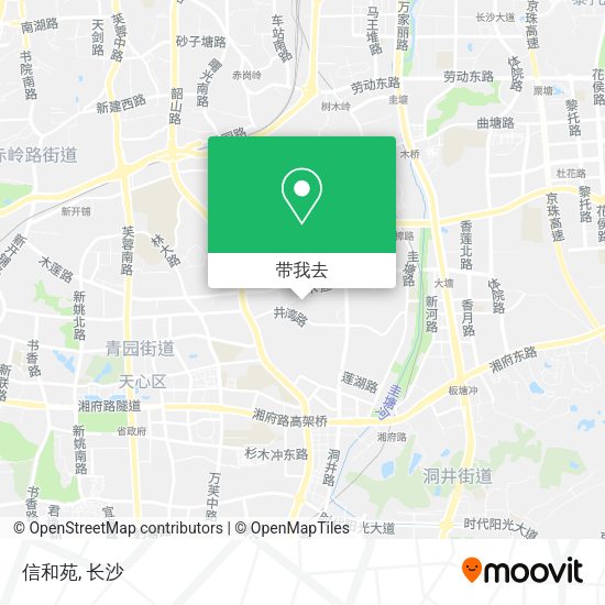 信和苑地图