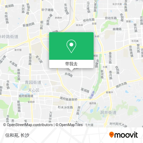 信和苑地图