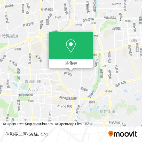 信和苑二区-59栋地图