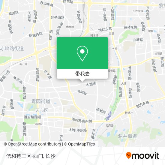 信和苑三区-西门地图