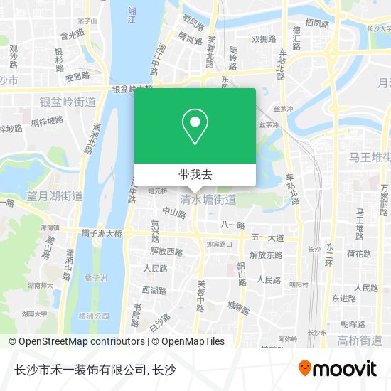 长沙市禾一装饰有限公司地图