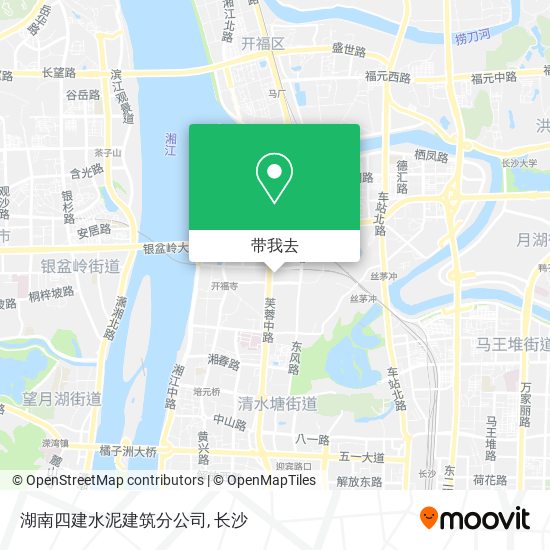 湖南四建水泥建筑分公司地图