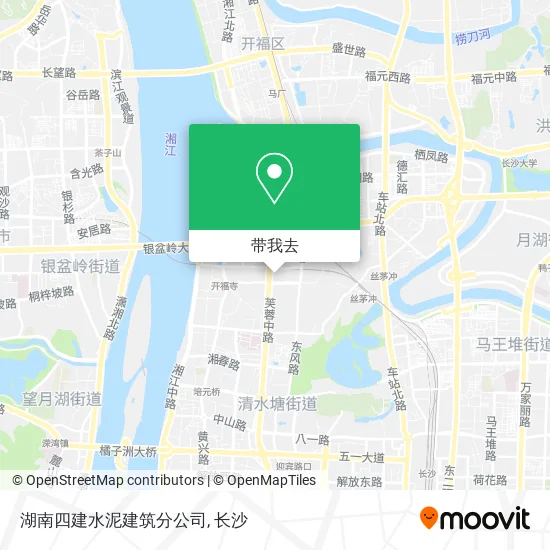 湖南四建水泥建筑分公司地图
