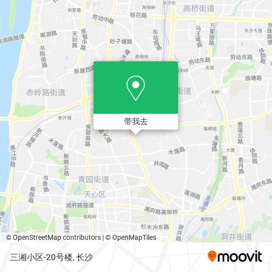 三湘小区-20号楼地图