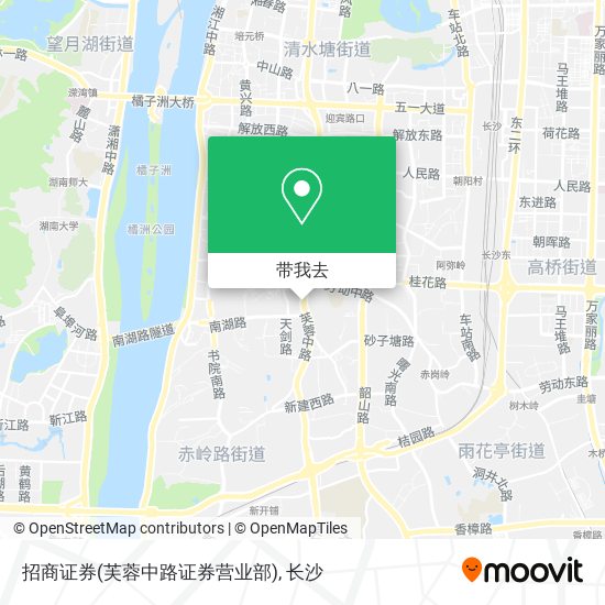 招商证券(芙蓉中路证券营业部)地图