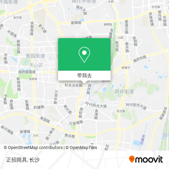 正招雨具地图