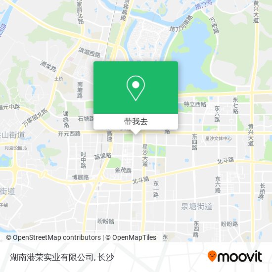 湖南港荣实业有限公司地图