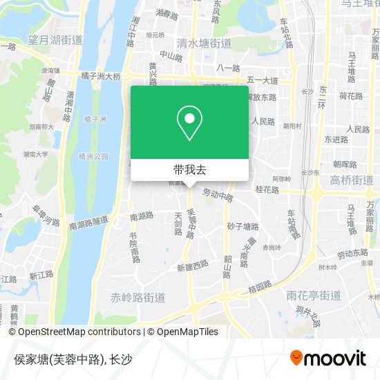 侯家塘(芙蓉中路)地图