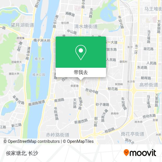 侯家塘北地图
